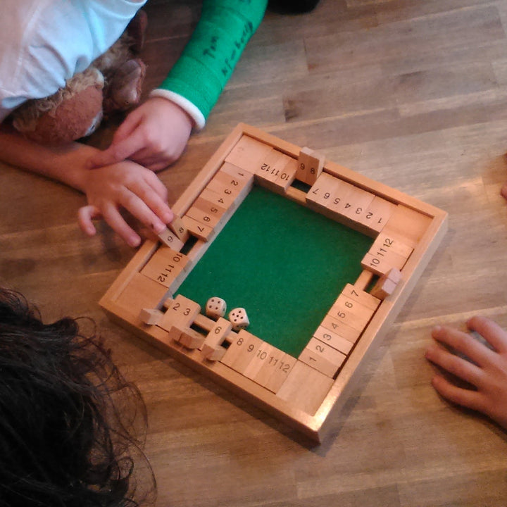 Philos Shut the box 4 spelers, kinderen spelen, 