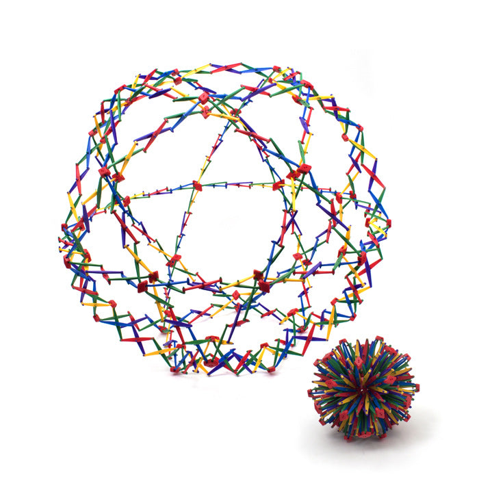Toys42Hands Hoberman sphere rainbow reuze
