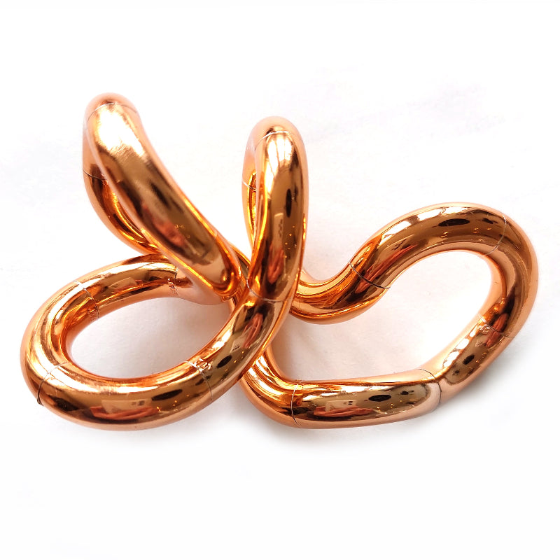 Tangle Metallic tangle oranje