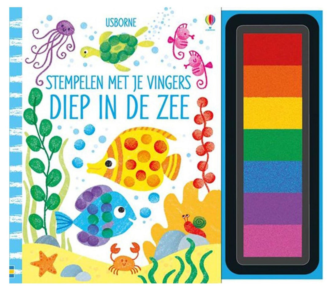 Toys42Hands Stempelen met vingers - diep in de zee