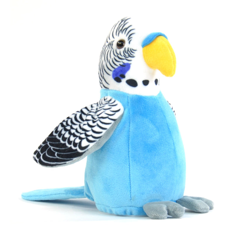 Toys42Hands Knuffel recorder blauwe grasparkiet