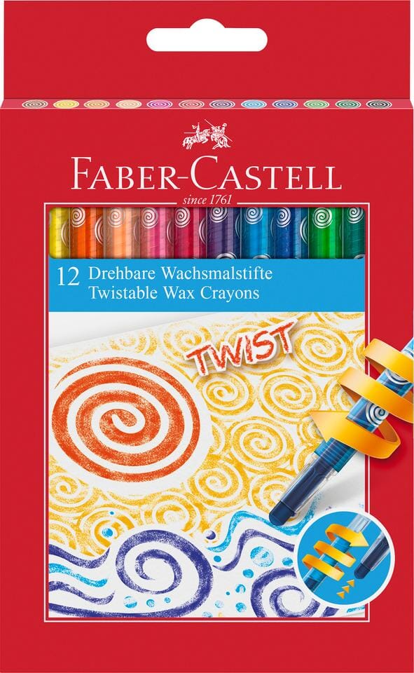 Toys42Hands Waskrijt twisters 12 stuks