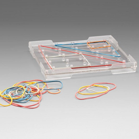 wissner Geoboard klein 5x5 transparant