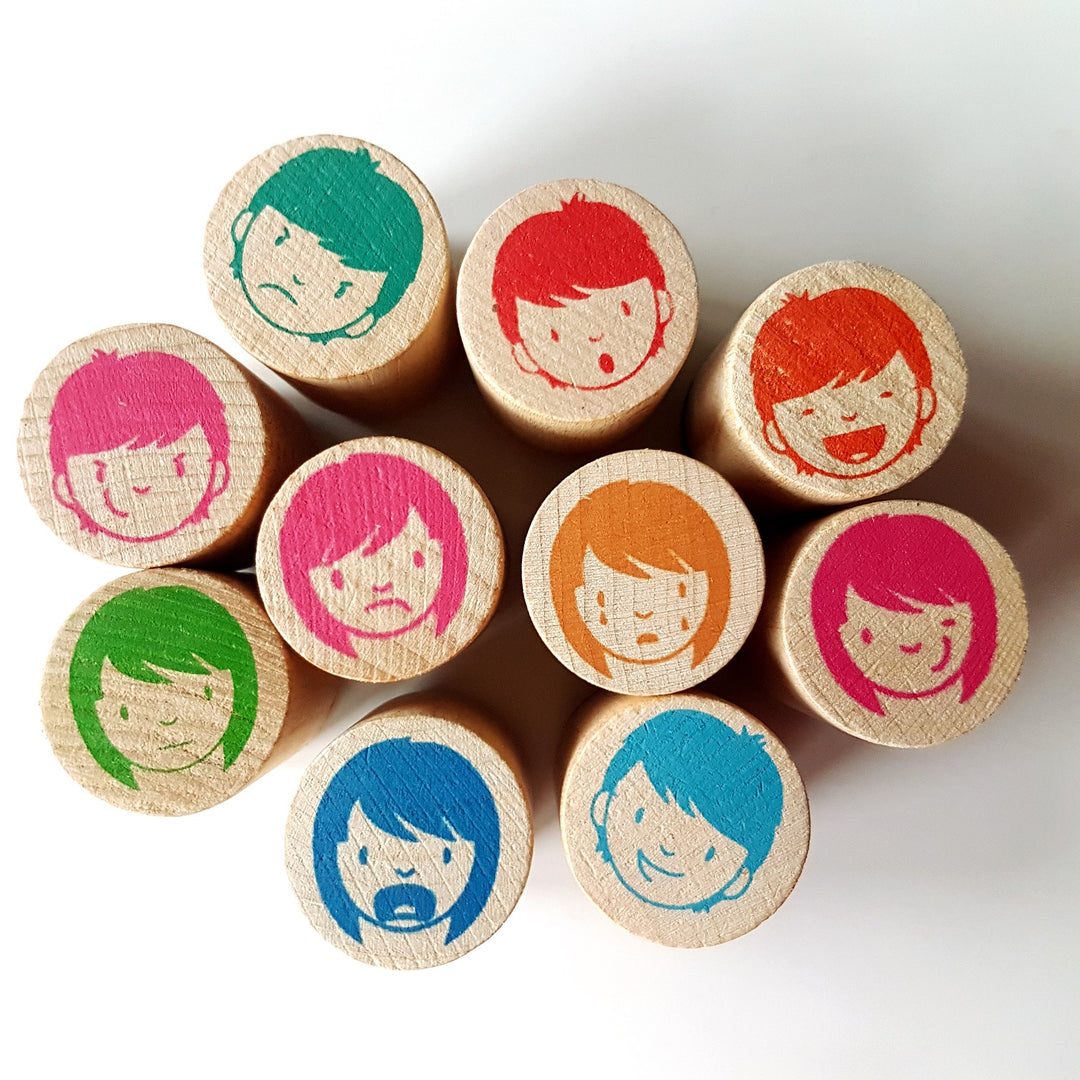 JToys Mini emotiestempels 10 stuks