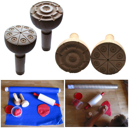 JToys Klei- zandstempels 4st