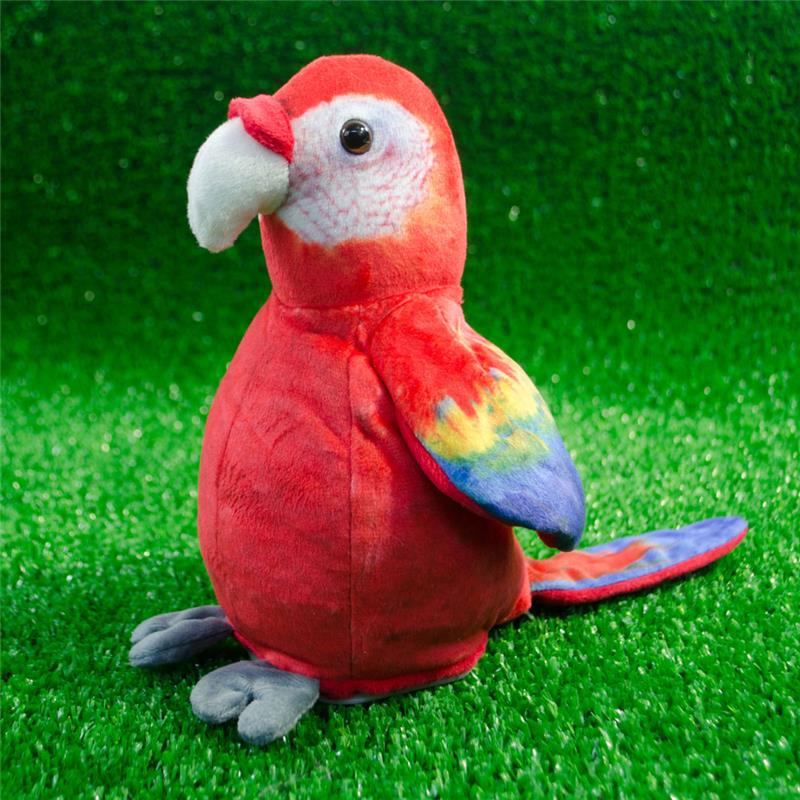 Toys42Hands Knuffel recorder Ara papegaai
