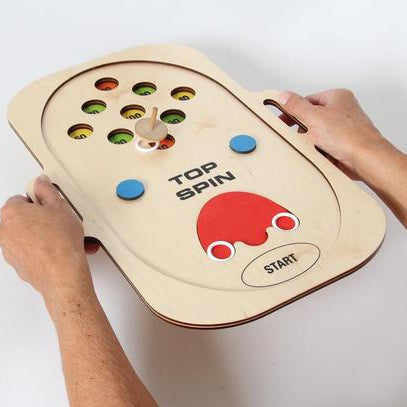 Toys42Hands Tol kantelboard, top spin board met twee handen