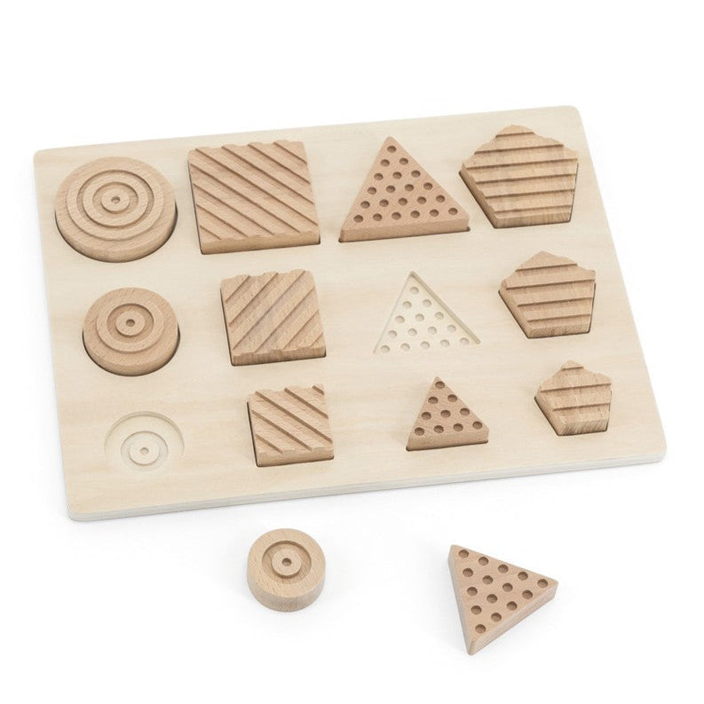 andreu toys Relief geo vormen puzzel