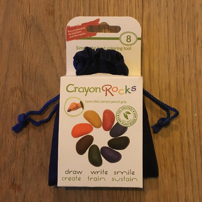 Toys42Hands Crayon rocks 8 stuks blue velvet