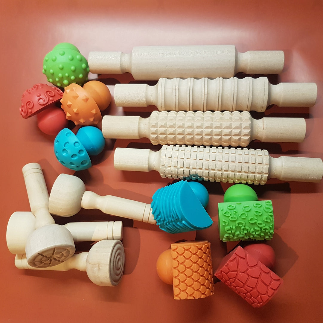 Toys42Hands Patronen structuurstempel 4 stuks