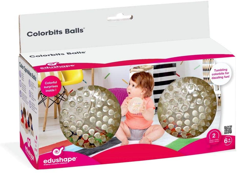 edushape Colorbits massagebal 2 stuks