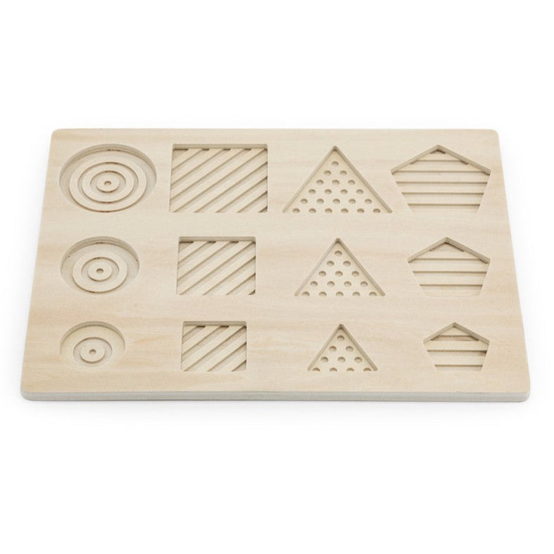 andreu toys Relief geo vormen puzzel