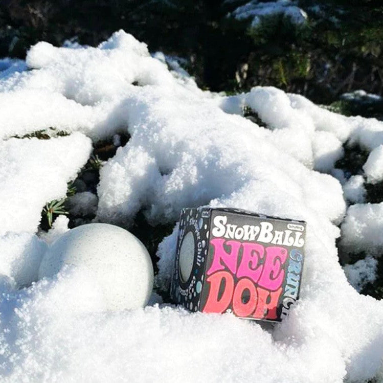 Schylling Snow ball crunch needoh sensoriek bal, fidget, autisme