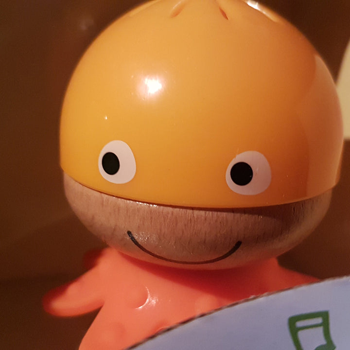 hape Zuignap ratel set oranje octopus, babyspeelgoed