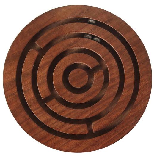 Toys42Hands Houten labyrint rond