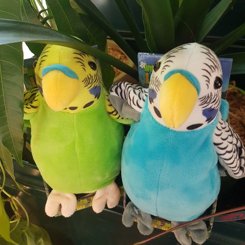 Toys42Hands Knuffel recorder groene grasparkiet