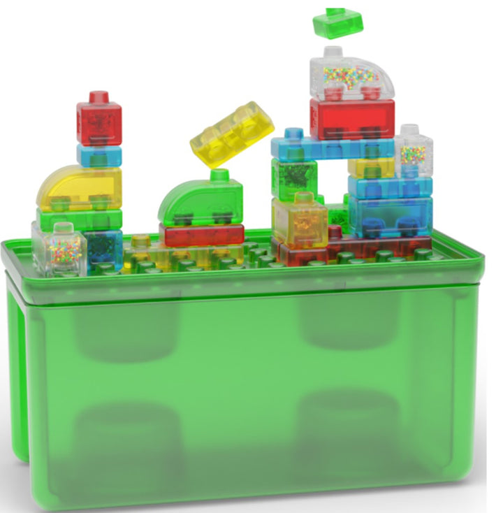 jellyblox groen met bewaard box