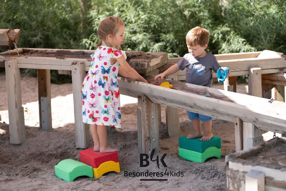 kreativstein als opstapje voor jonge kinderen