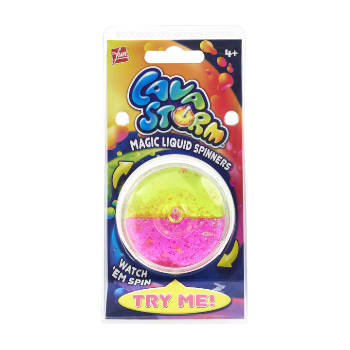 Magic Liquid Spinner lava storm tol, motoriekspeelgoed