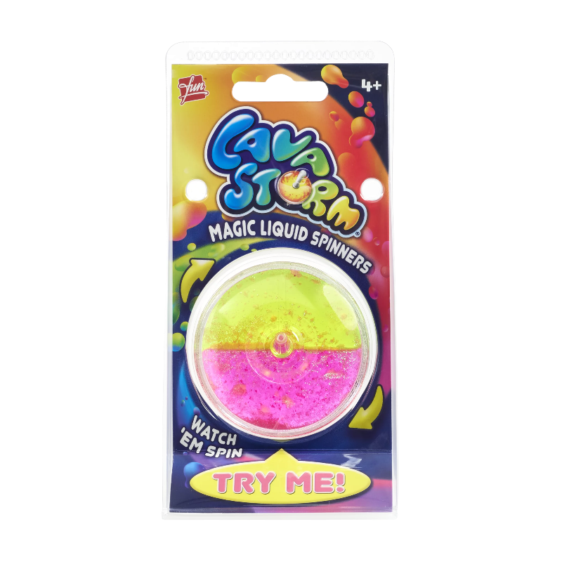 Magic Liquid Spinner lava storm tol, motoriekspeelgoed