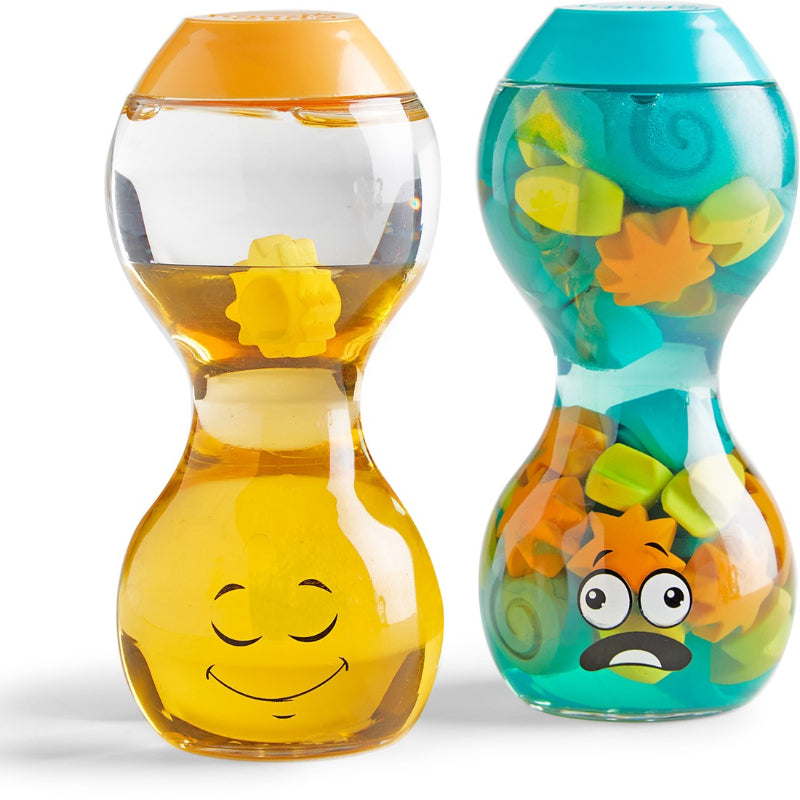Twee Learning Resources Express Your Feelings Sensory Bottles Opposites met Calm en Overwhelmed emoties