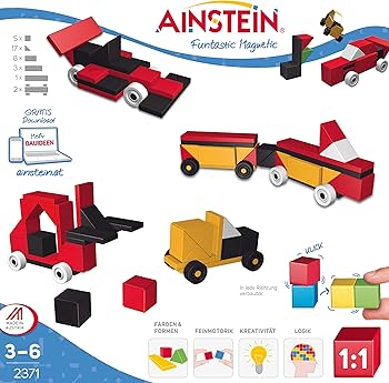 Magnetic blocks car