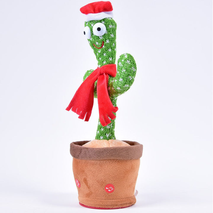 napraat knuffel recorder kakus met kerstmuts, logopediemateriaal