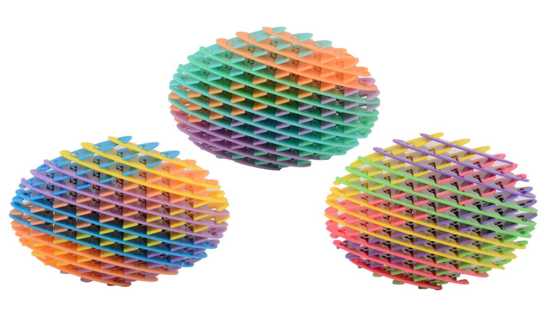 verschillende kleuren van de morph worm regenboog, sensoriek fidget