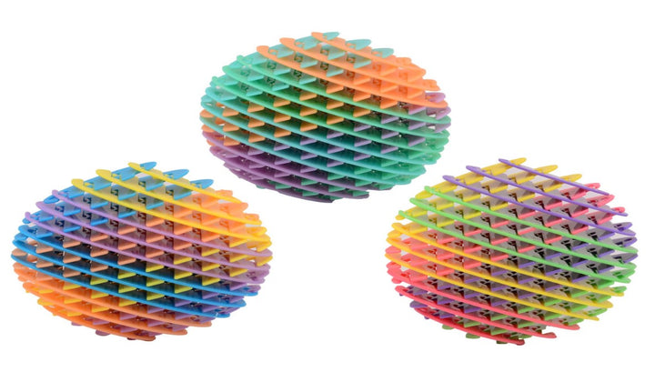 verschillende kleuren van de morph worm regenboog, sensoriek fidget