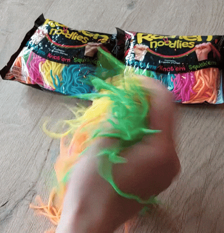 ramen noodlies van needoh, fidget, stretch speelgoed, sensoriek