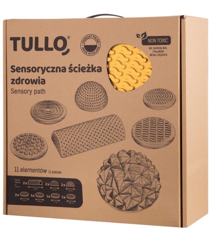 verpakking tullo sensoriek pad, sensorik pfad, sensory path, 