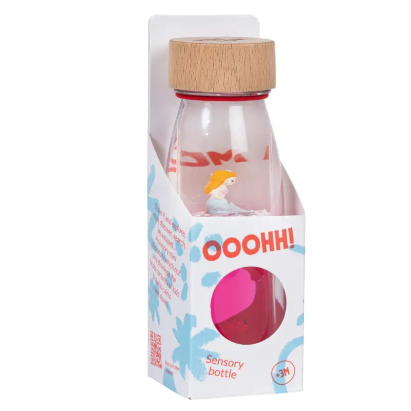 Move Bottle Zeemeermin sensorische ontdekkingsfles met drijvende glitters