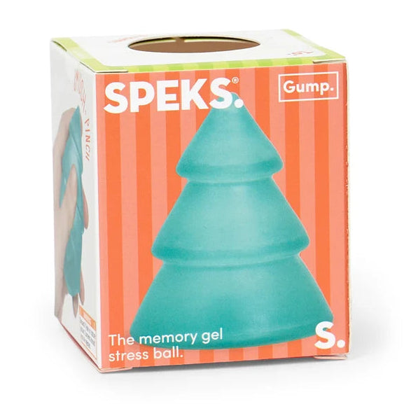 verpakking van de speks gump tree, memroy gel stress ball, kerst verpakking met strepen, si materiaal van Toys42hands
