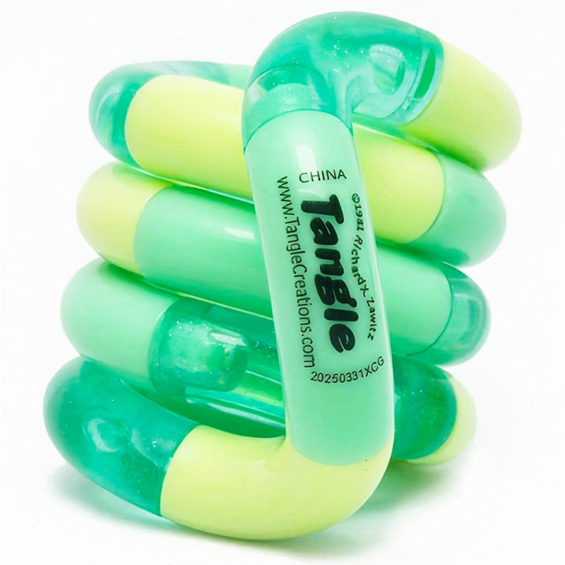 tangle classic melon groen, groene meloen tangle, tangle in groen tinten, fidget tangle
