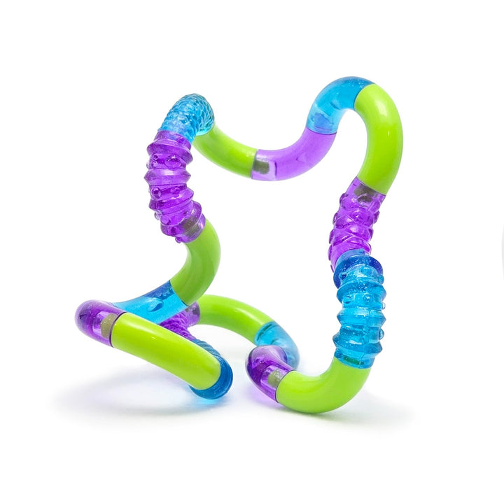 Tangle structuur paars-groen-blauw
