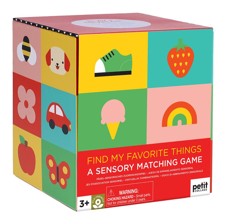 find my favorit things a sensory matching game van petit collage
