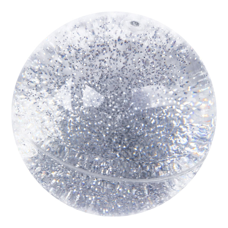 reuze waterbal glitter in zilver, sensoriek materiaal, simateriaal, motoriekspeelgoed
