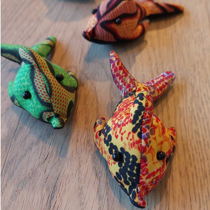 verschillende kleuren zanddieren, vissen, 